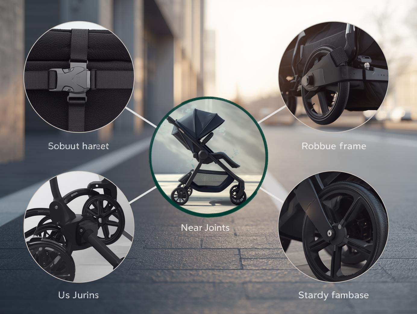 Stroller safety features