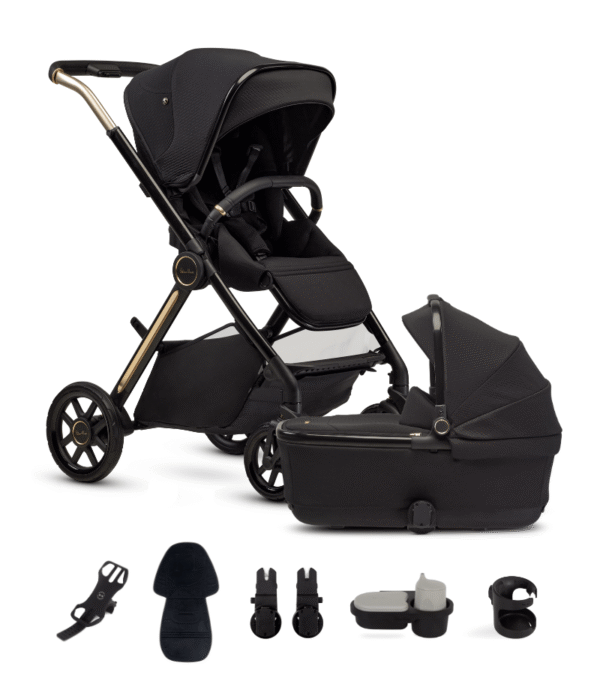 Silver Cross Reef 2 Stroller Accessory Bundle + Folding Bassinet